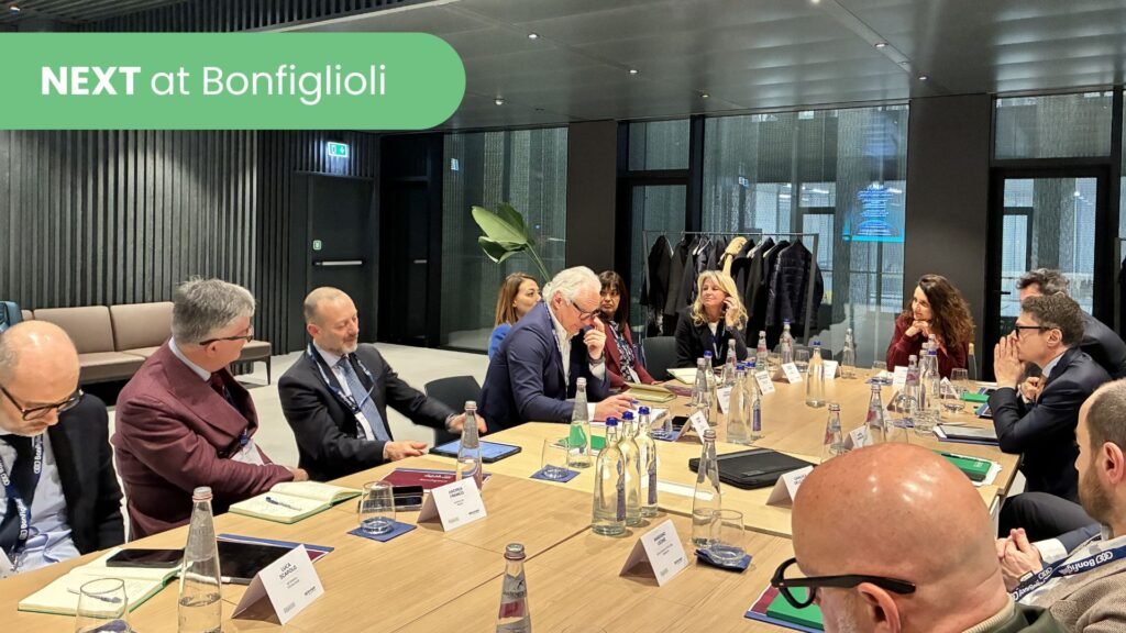 Tavola rotonda NEXT 2026 di Kilpatrick Executive presso Bonfiglioli a Bologna su leadership globale, gestione interculturale e sfide internazionali tra CEO e HR Director.