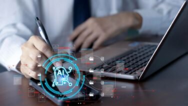 AI-powered succession planning concept showing data-driven talent analysis to prevent C-suite silent resignation and ensure leadership continuity.